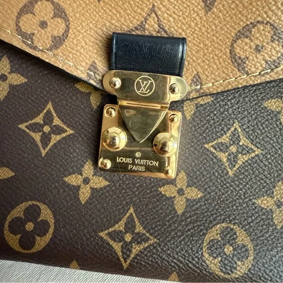 Authentic Louis Vuitton Pochette Metis Reverse Monogram Crossbody Bag - Picture 2 of 14